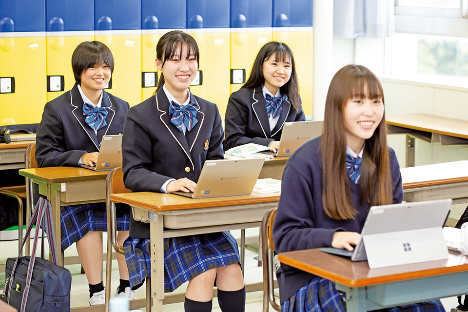 習熟度別クラスで生徒一人ひとりに合わせたきめ細かい授業