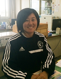 事務部 女子サッカー部顧問 髙内 美希