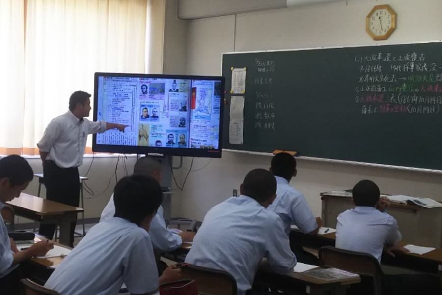 授業風景・社会